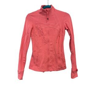 Lululemon Coral Define Zipup Jacket Sz 4